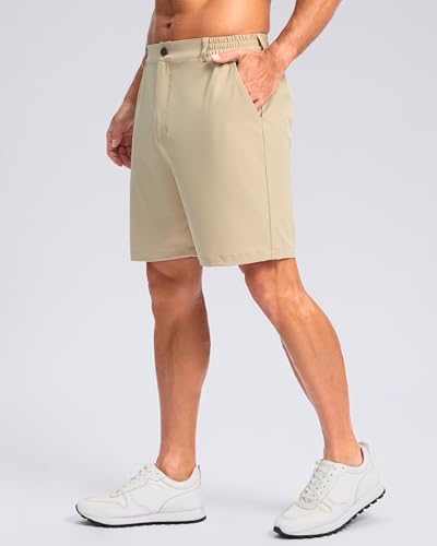 Pudolla Men's Lightweight Golf Shorts with 3 Pockets Quick Dry Comfy Casual Shorts
| Pudolla Men's 7"/9" Stretch Work S