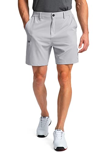 Pinkbomb Men's Quick Dry Golf Shorts with 6 Pockets for Hiking and Work
| Pinkbomb Men's Stretch Golf Shorts with 6 Poc