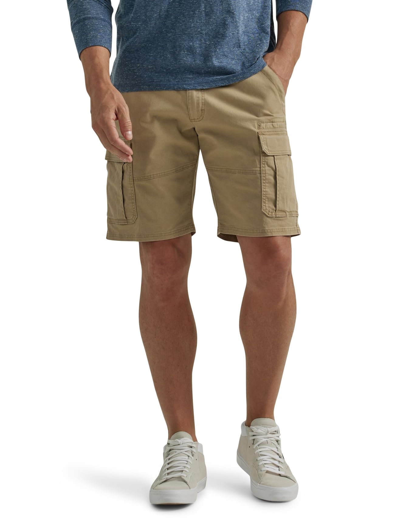 Wrangler Authentics Men's Classic Cargo Stretch Short - Stretchable, Multi-Pocket, Outdoor